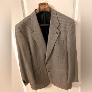 Leonard Logsdail Men’s black and white coat